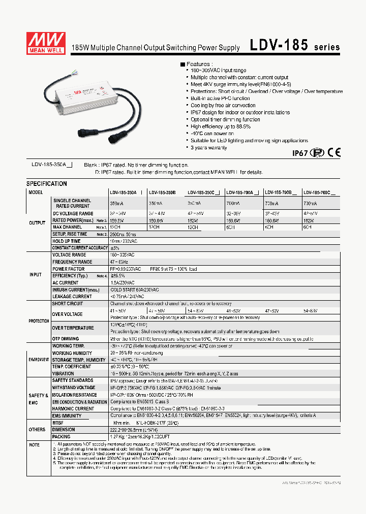 LDV-185-350C_1127318.PDF Datasheet