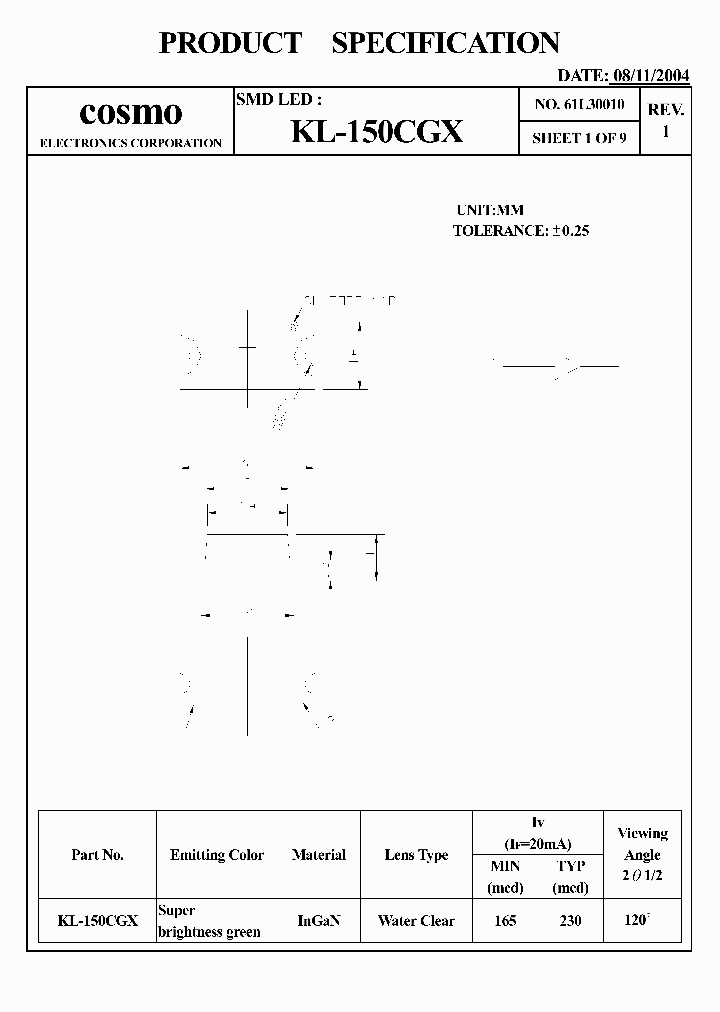 KL150CGX_1027605.PDF Datasheet