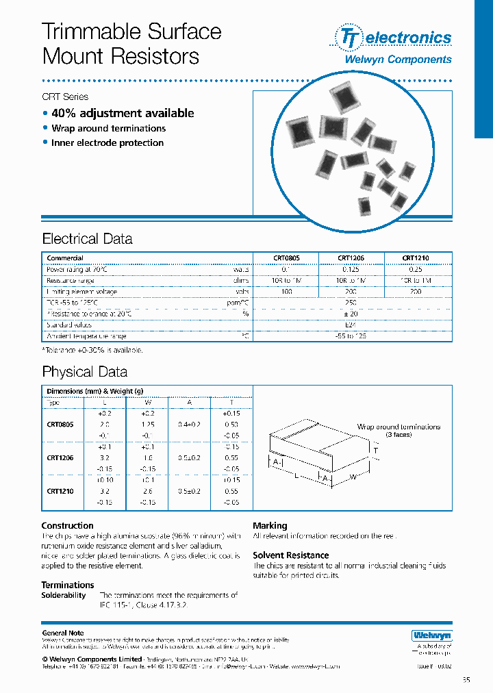 CRT0805_695740.PDF Datasheet