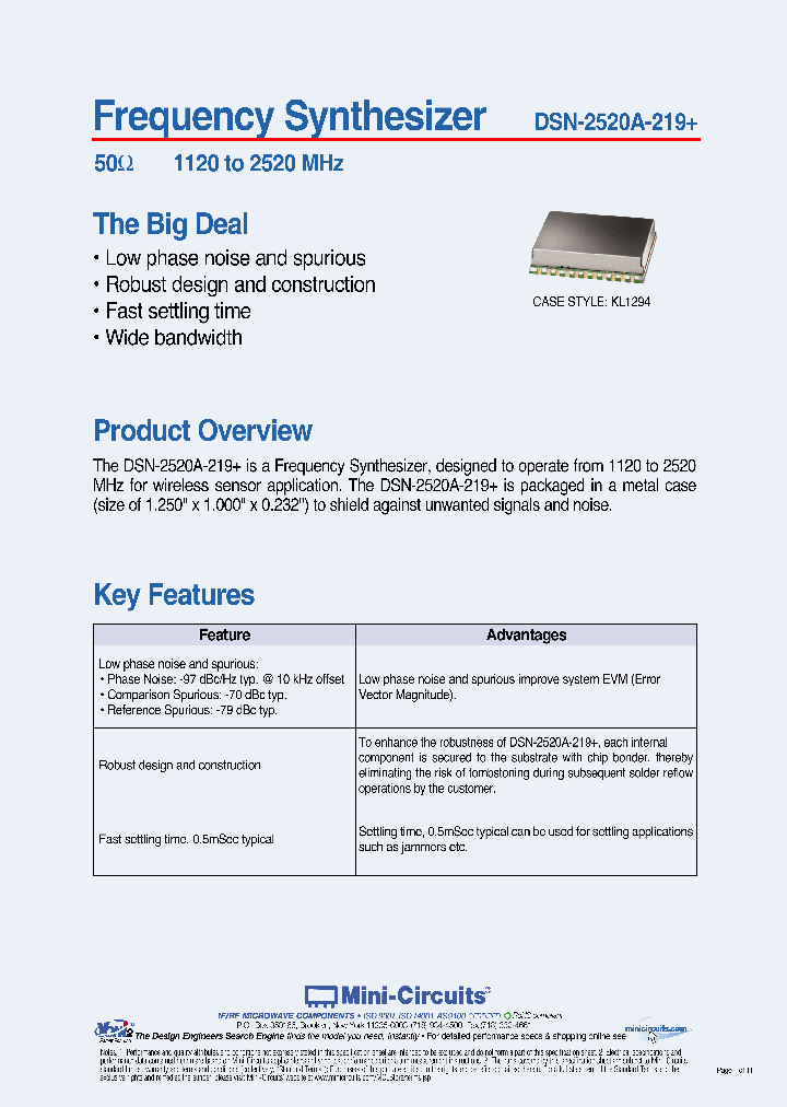 DSN-2520A-219_1128793.PDF Datasheet