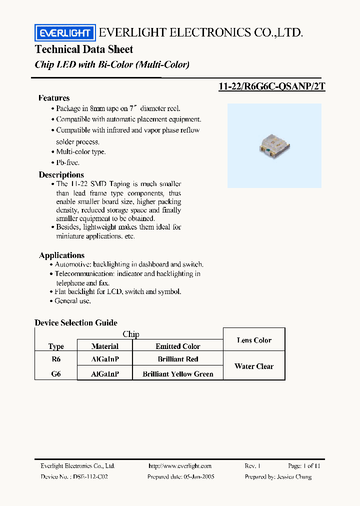 11-22-R6G6C-QSANP-2T_1129001.PDF Datasheet