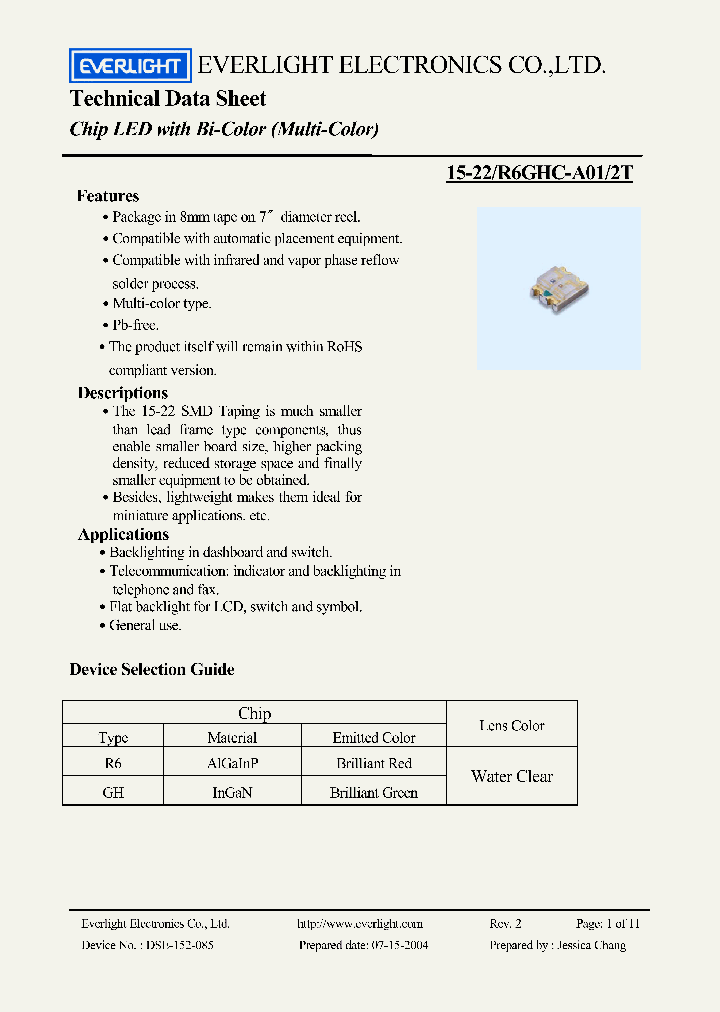 15-22-R6GHC-A01-2T_1129002.PDF Datasheet