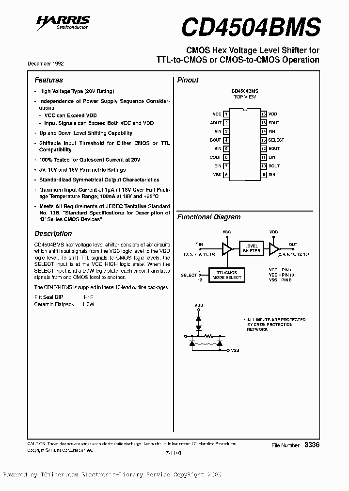 CD4504BDMSR_698273.PDF Datasheet