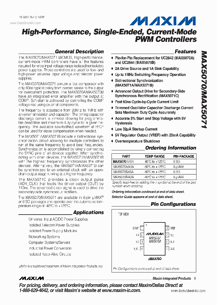 MAX5070_826669.PDF Datasheet