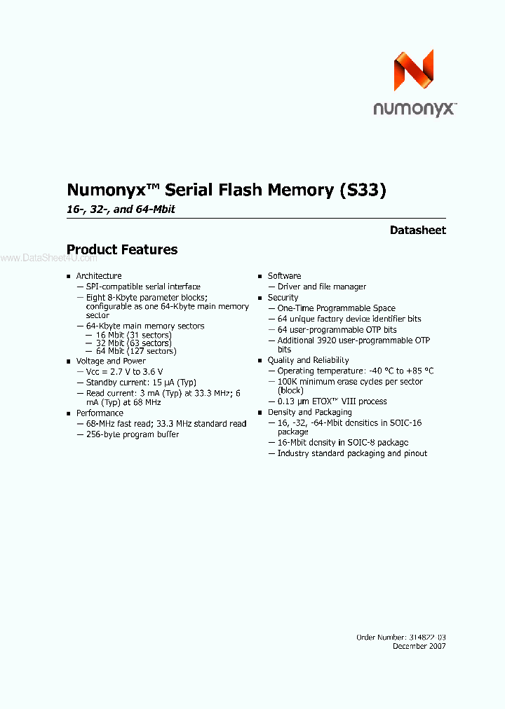 QH25F320S33B8_826980.PDF Datasheet