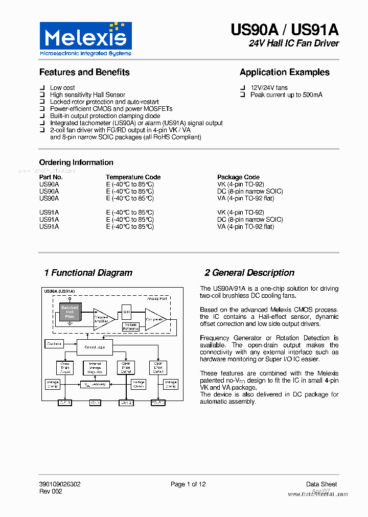 US91A_829333.PDF Datasheet