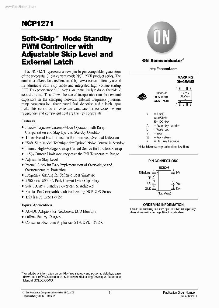 NCP1271_829236.PDF Datasheet