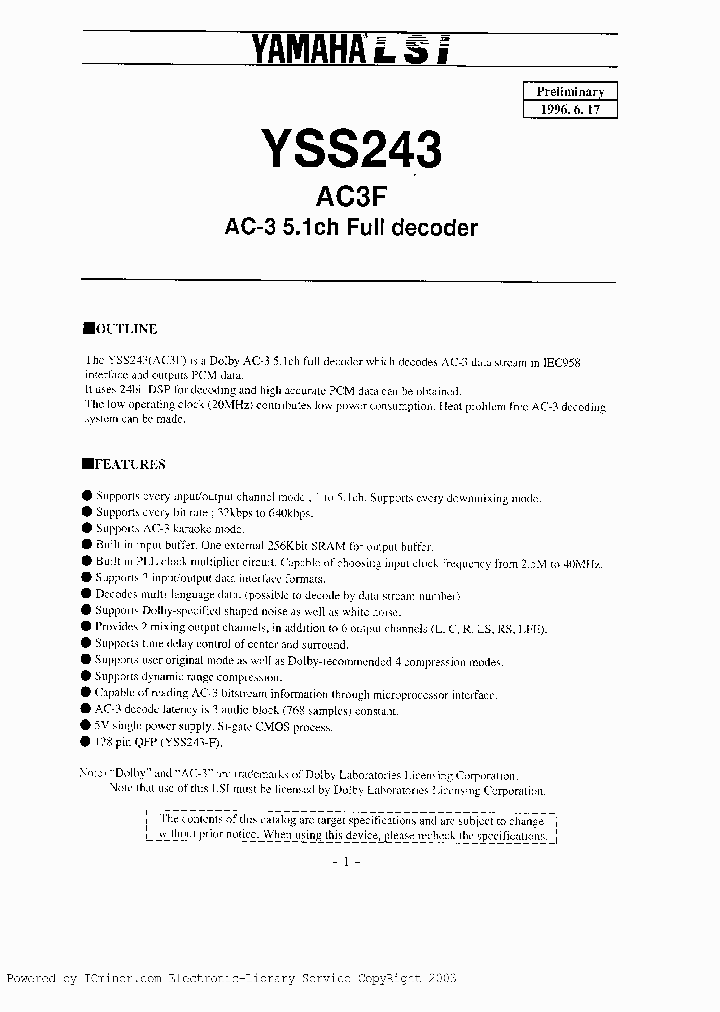 YSS243F_704138.PDF Datasheet