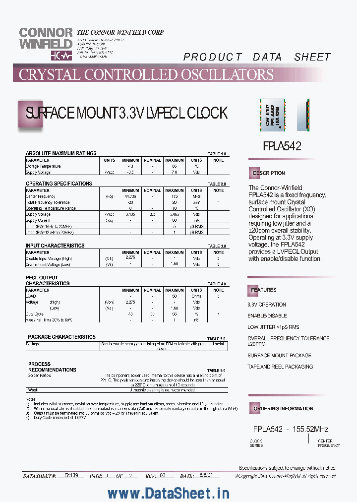 FPLA542_830666.PDF Datasheet