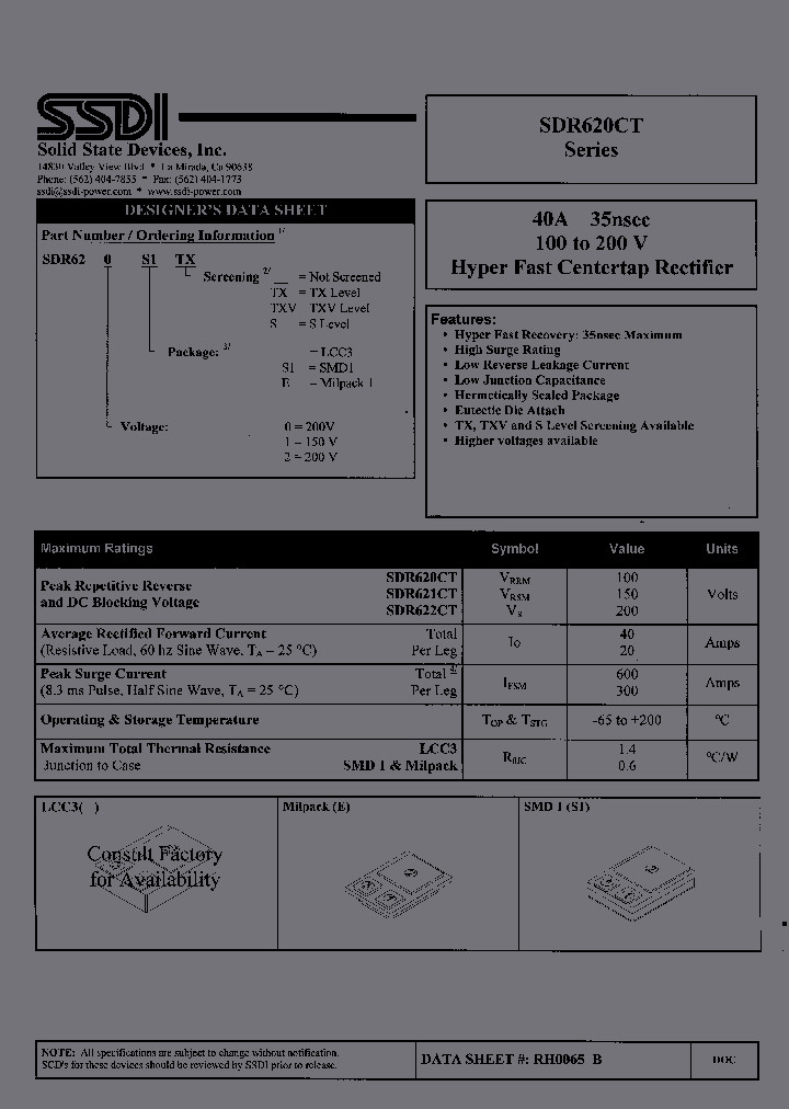 SDR622CTCAP6_704944.PDF Datasheet