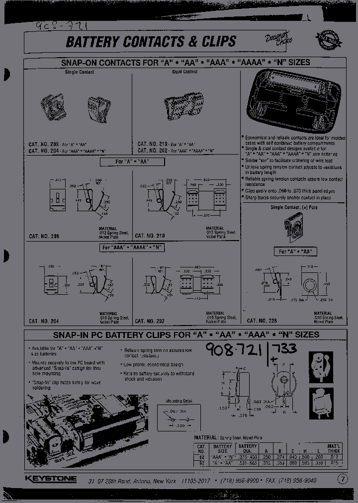 NEWARKNO16F423KEYSTONENO202_705116.PDF Datasheet
