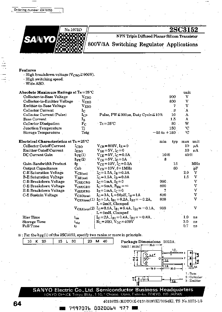 2SC3152M_705597.PDF Datasheet