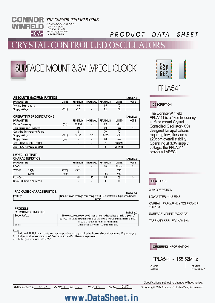 FPLA541_830665.PDF Datasheet