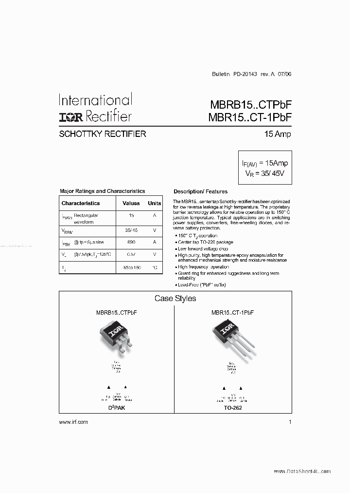 MBR1545CT-1_831094.PDF Datasheet