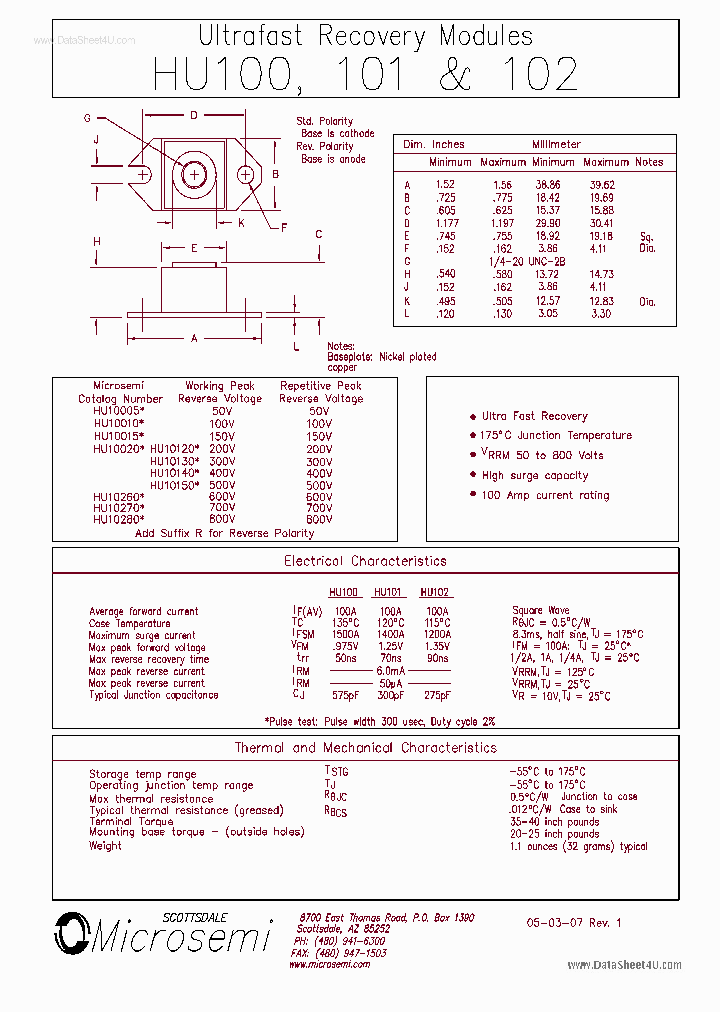 HU101_831570.PDF Datasheet