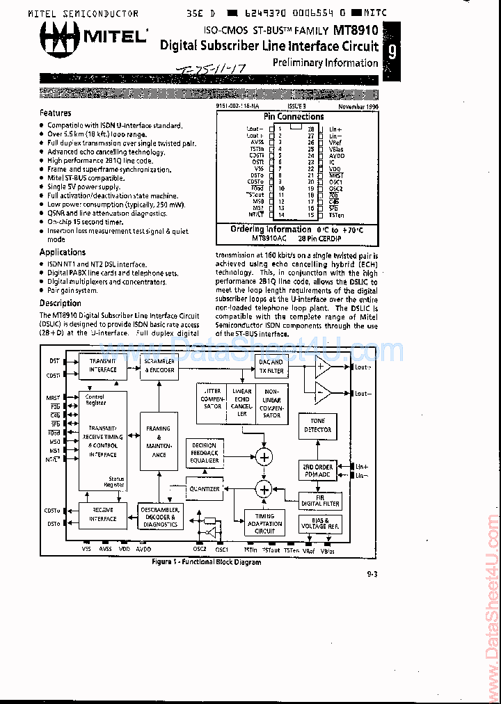 MT8910_832592.PDF Datasheet