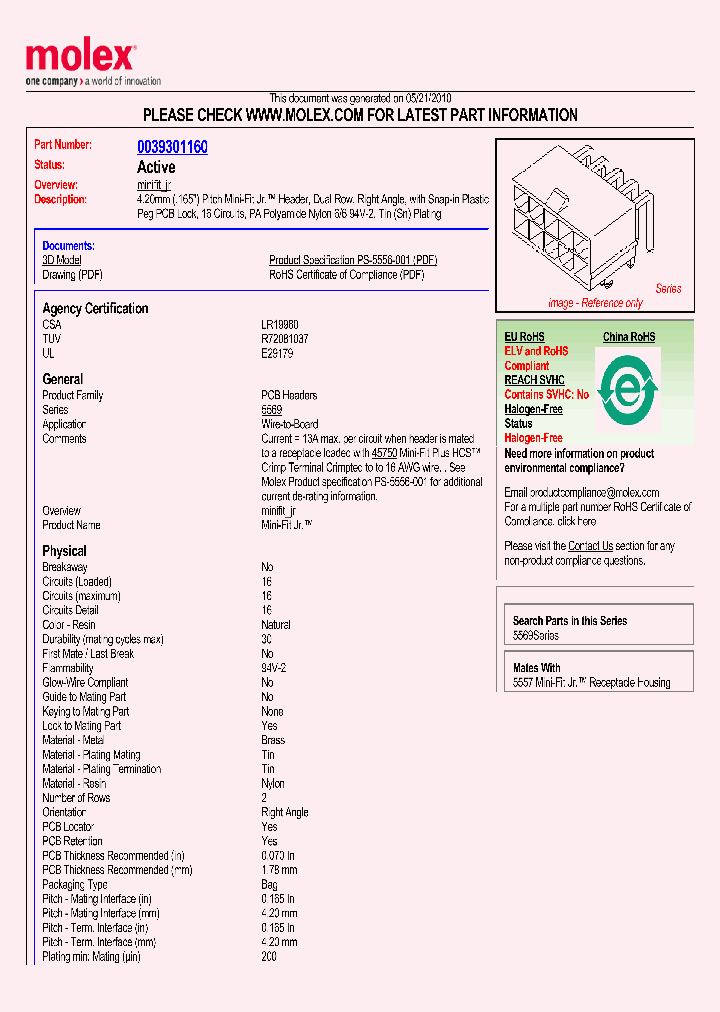 39-30-1160_1131309.PDF Datasheet