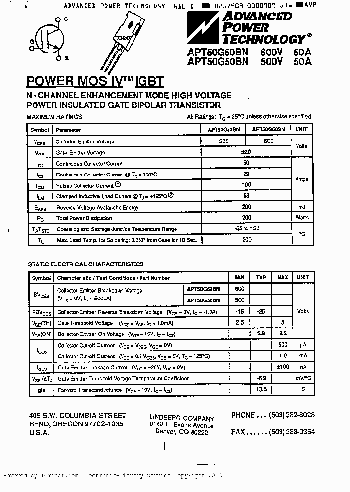 APT50G60BN_707010.PDF Datasheet