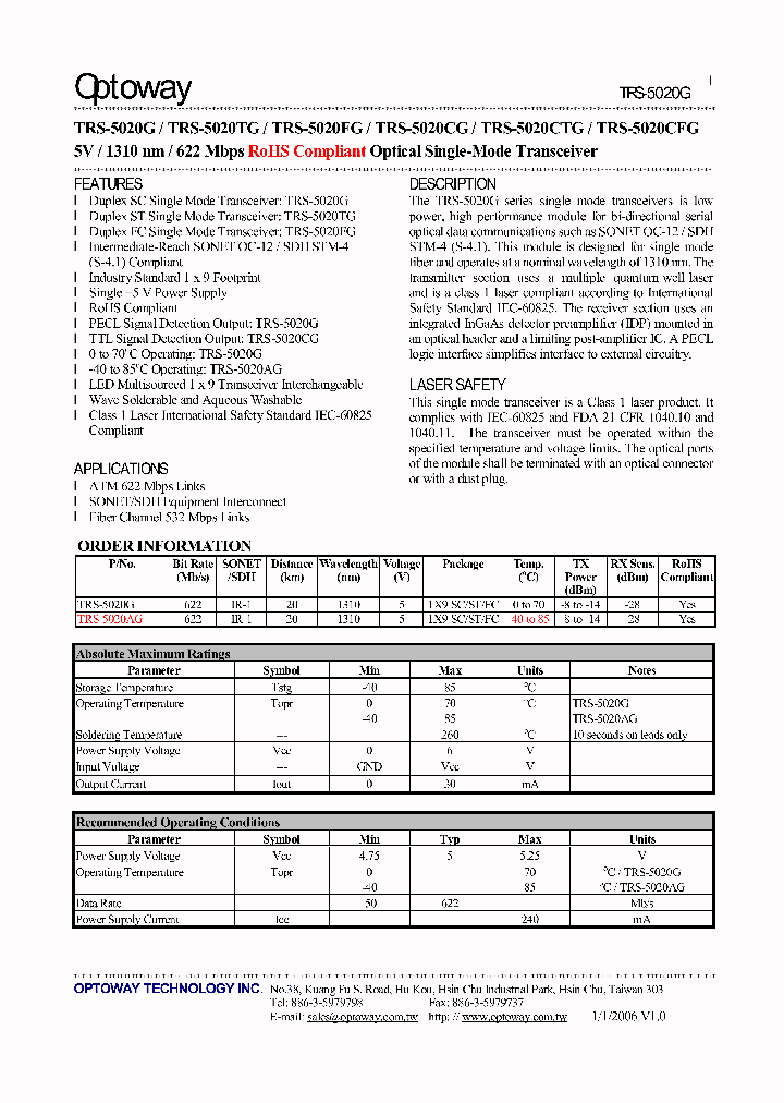 TRS-5020G_708260.PDF Datasheet