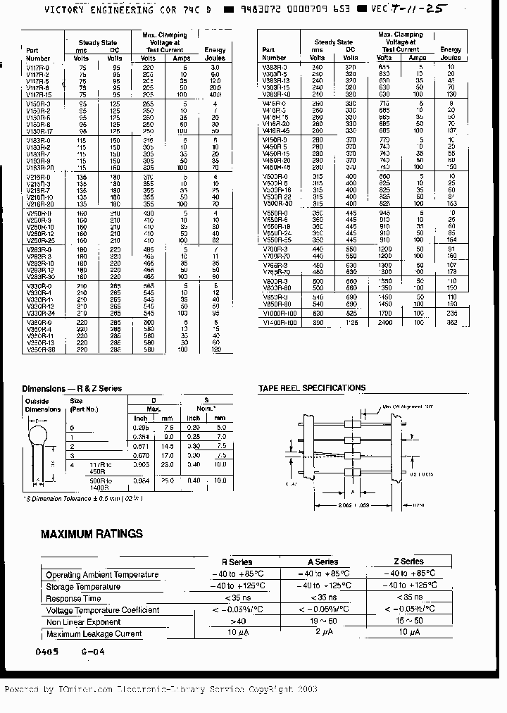 V117R15_707926.PDF Datasheet