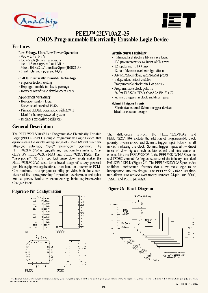 PEEL22LV10AZ_1089915.PDF Datasheet