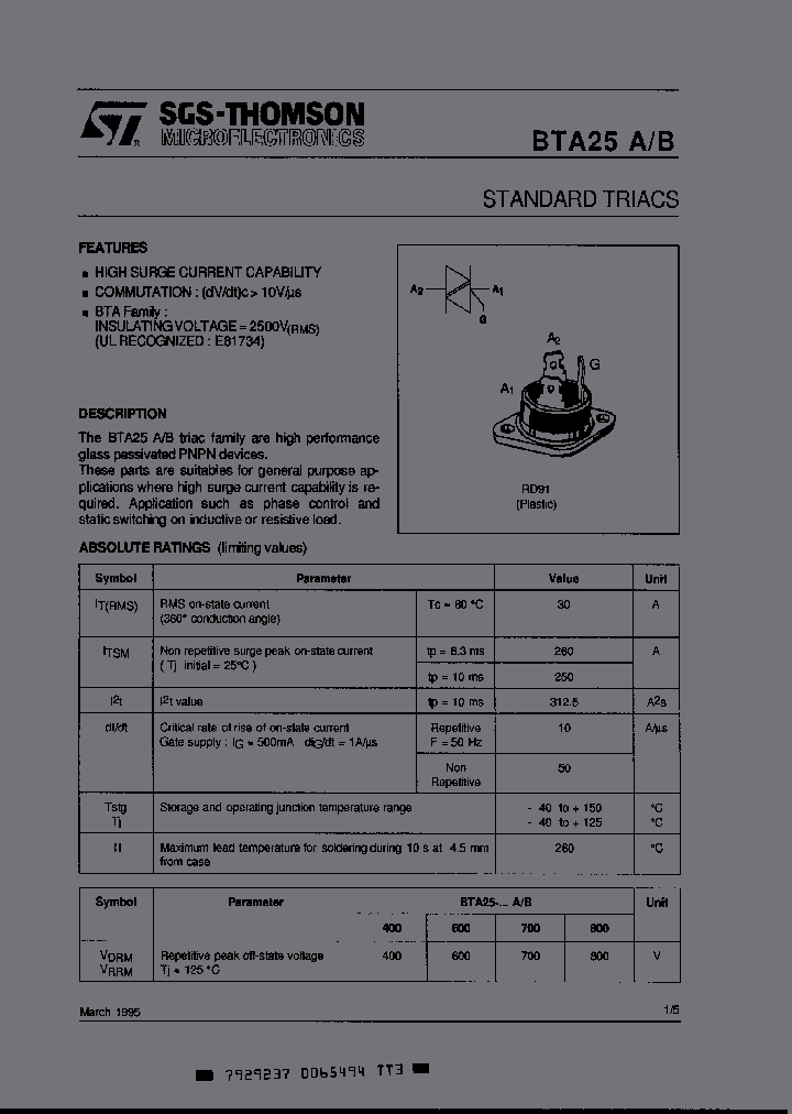 BTA25-600B_709342.PDF Datasheet