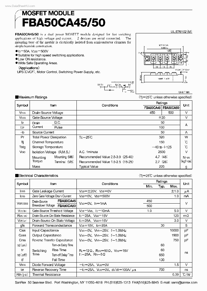 FBA50CA45_839611.PDF Datasheet