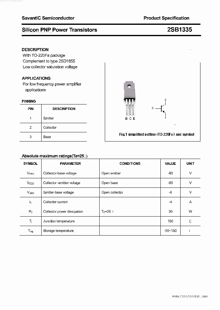 B1335_851493.PDF Datasheet