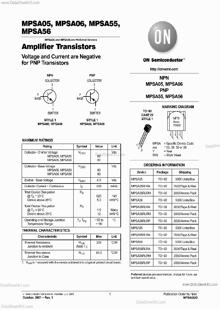 MPSA56_856353.PDF Datasheet