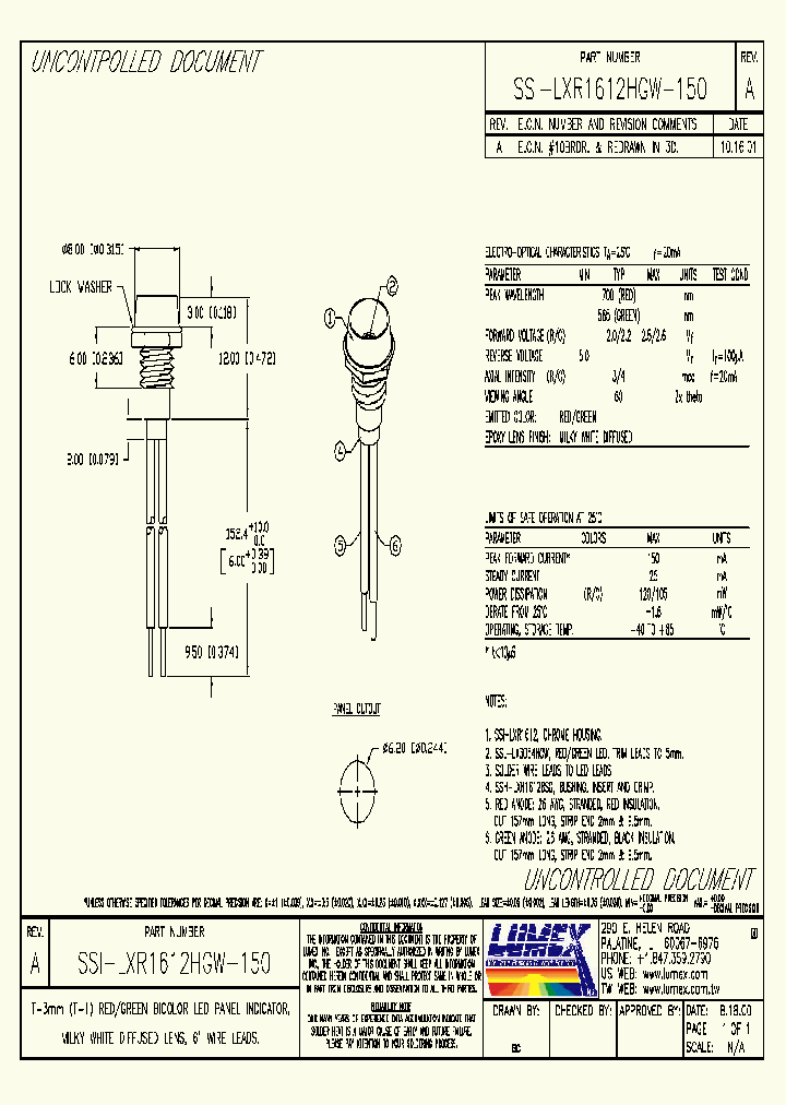 SSI-LXR1612HGW-150_714410.PDF Datasheet