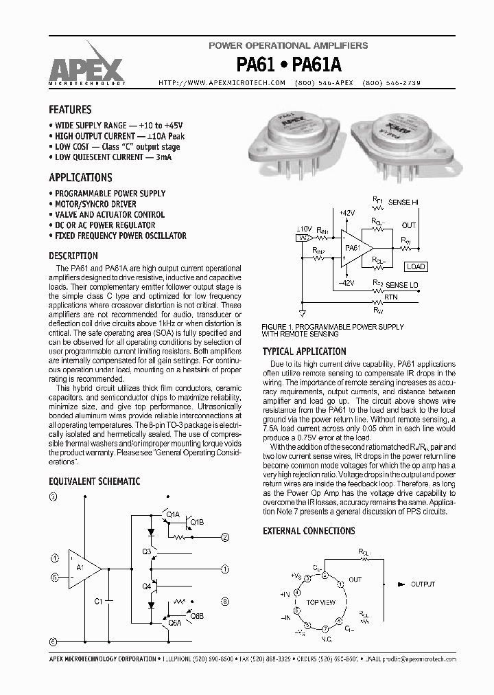 PA61A_858844.PDF Datasheet