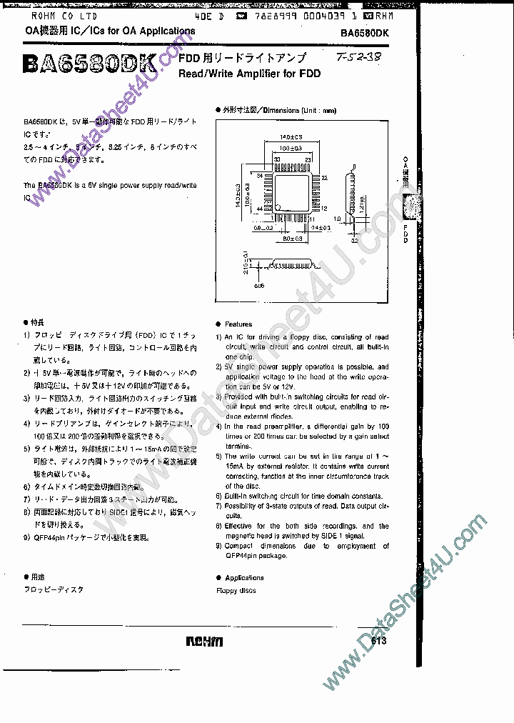 BA6580DK_861009.PDF Datasheet
