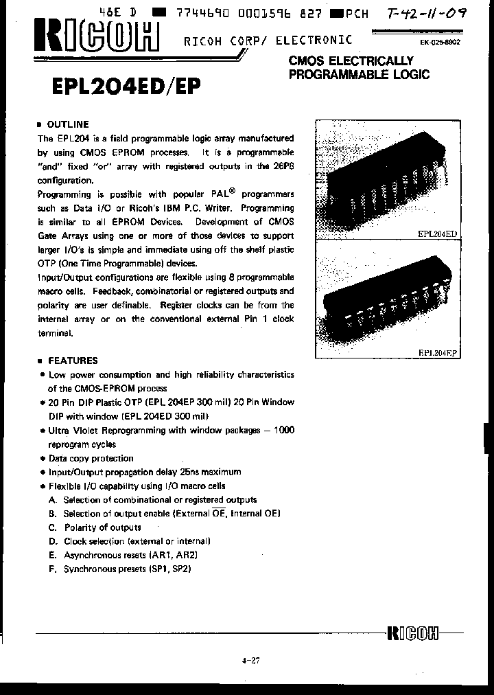 EPL204EP_715159.PDF Datasheet