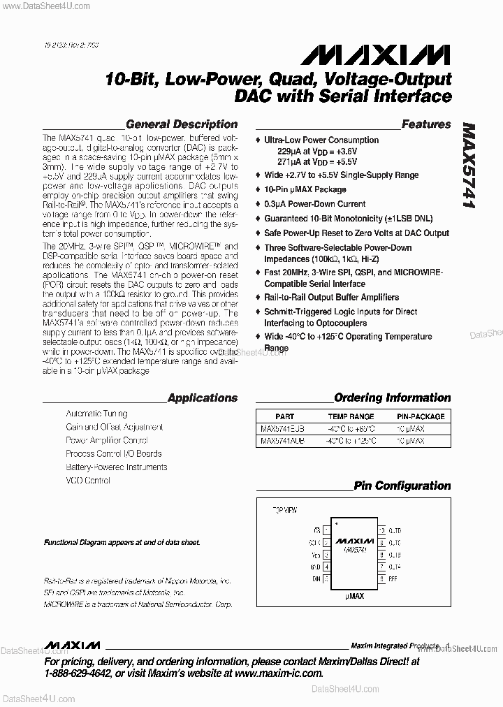 MAX5741_861304.PDF Datasheet