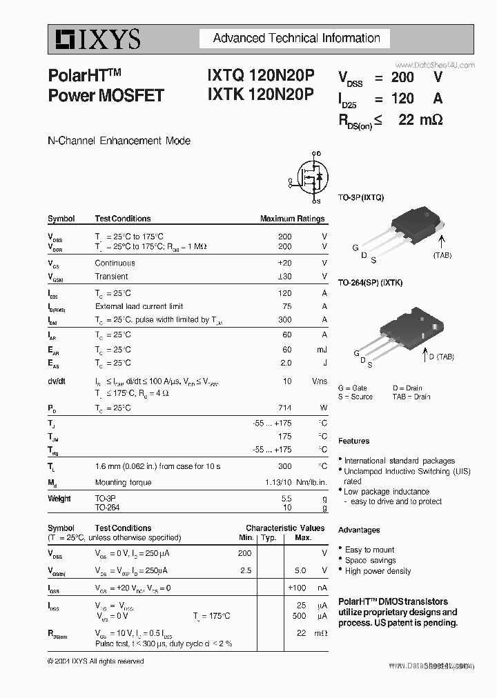 IXTK120N20P_862956.PDF Datasheet