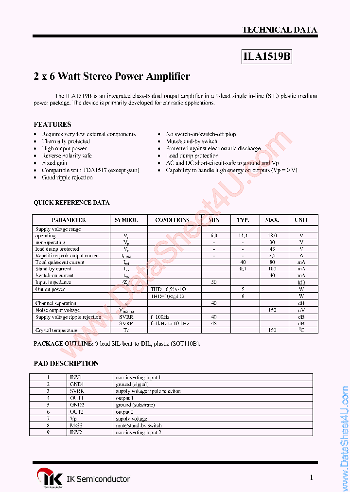 ILA1519B_863679.PDF Datasheet