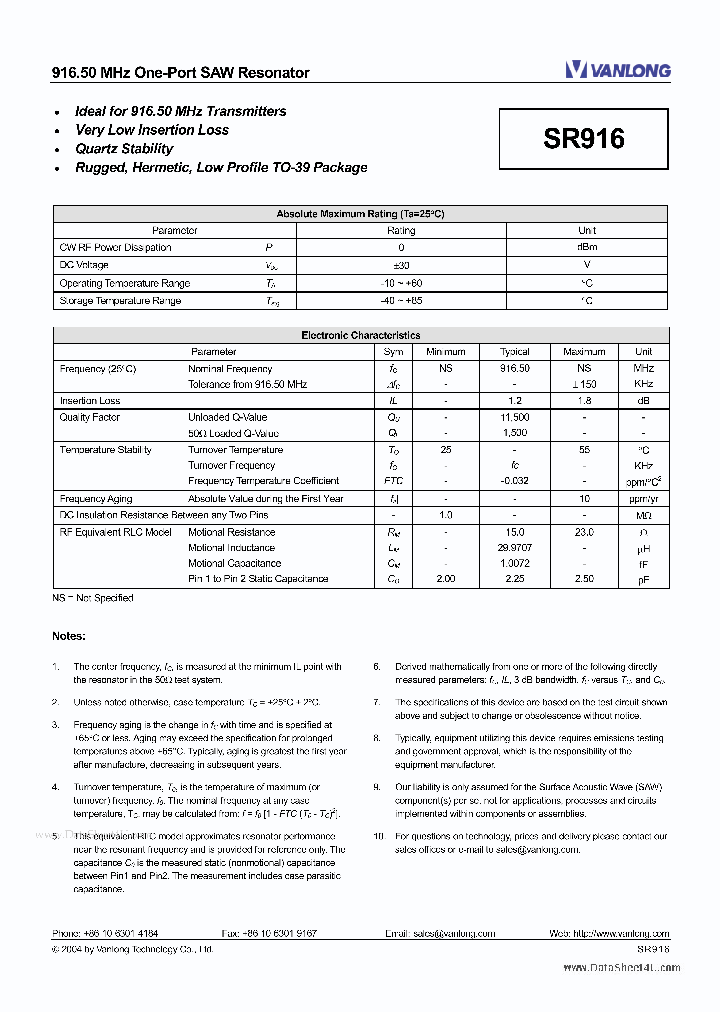 SR916_863963.PDF Datasheet