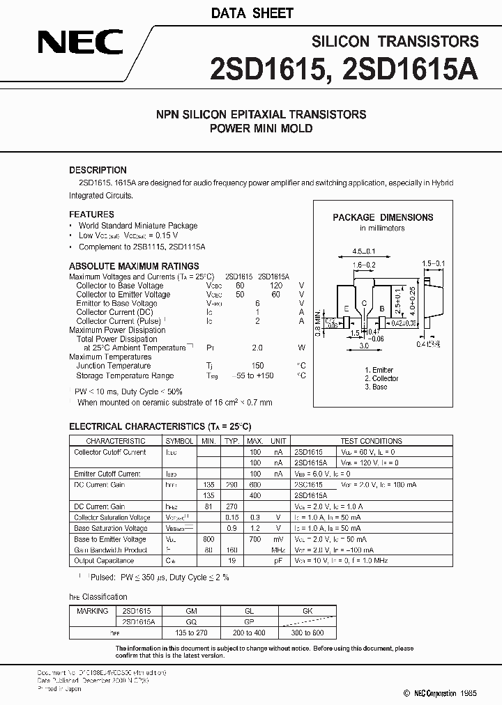 2SD1615GK_717572.PDF Datasheet