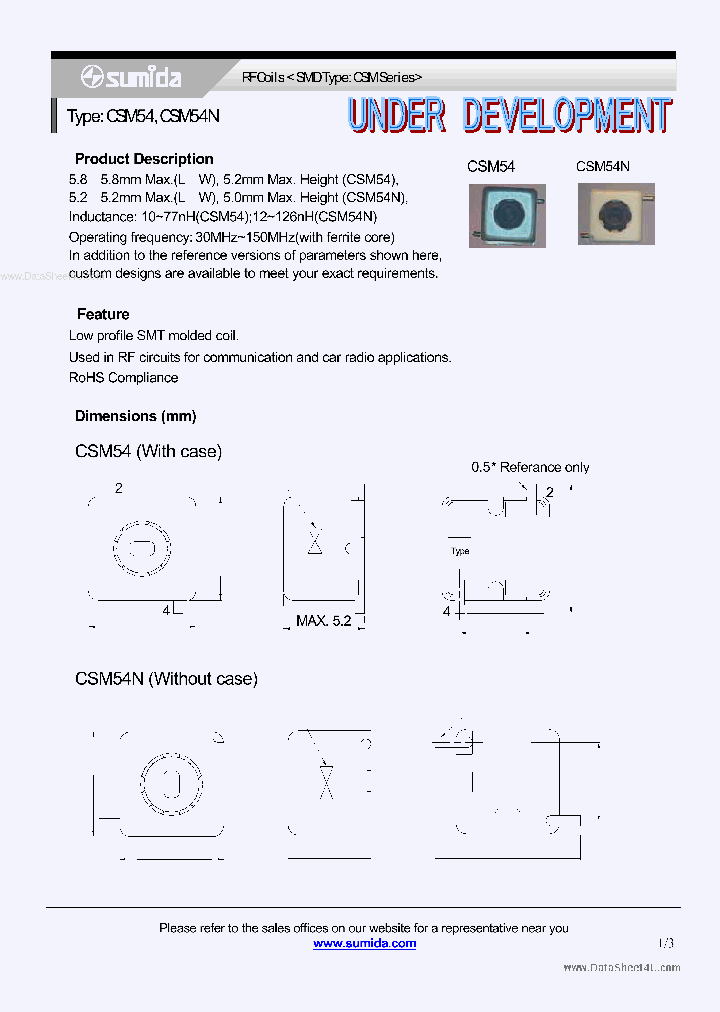 CSM54N_866889.PDF Datasheet