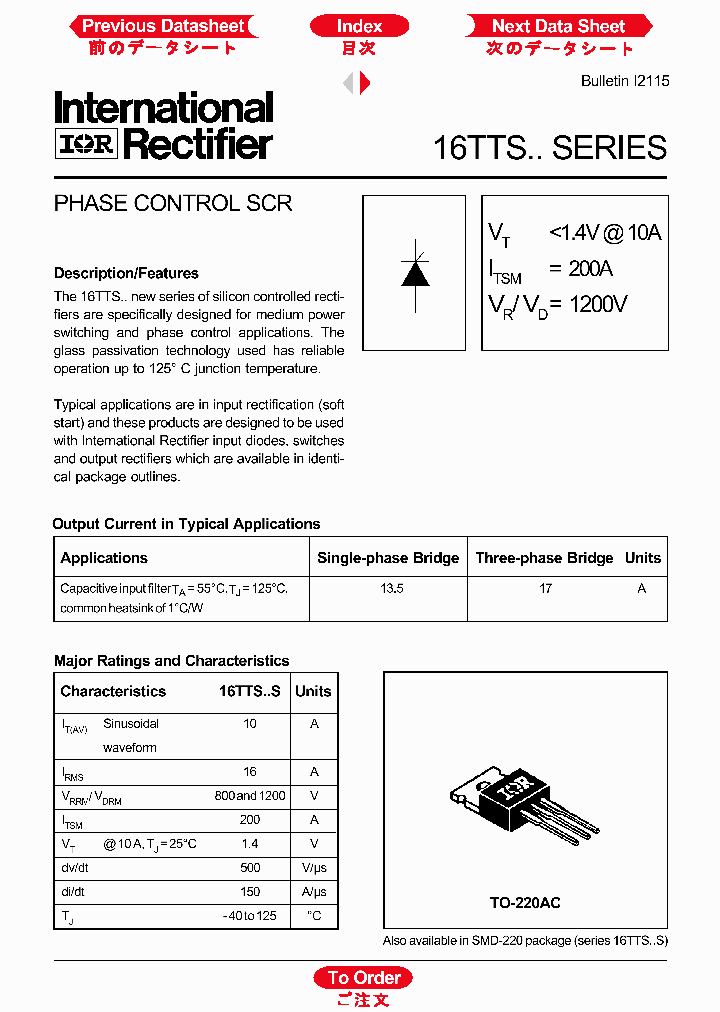 16TTSSERIES_717087.PDF Datasheet
