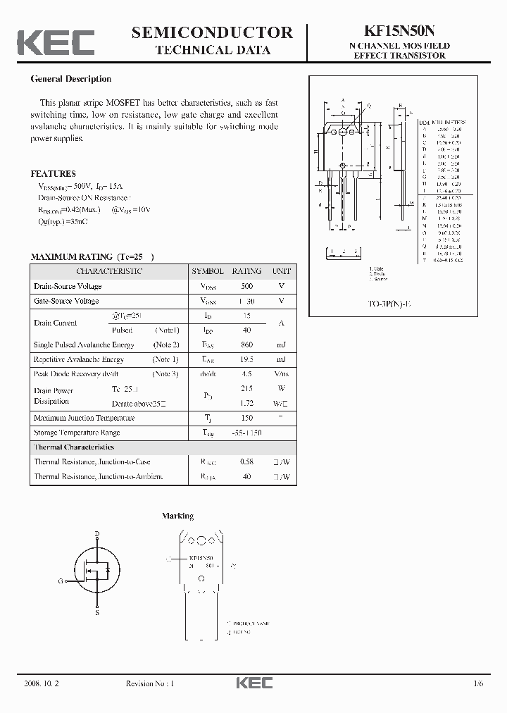 KF15N50N_1147924.PDF Datasheet