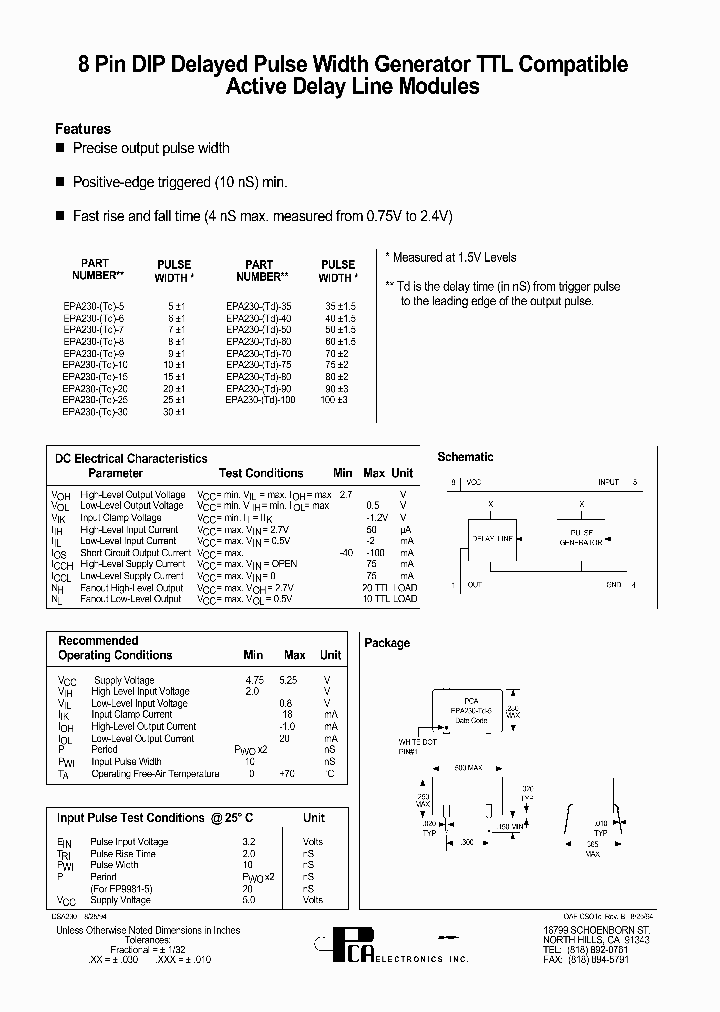 EPA230-TD-70_719625.PDF Datasheet
