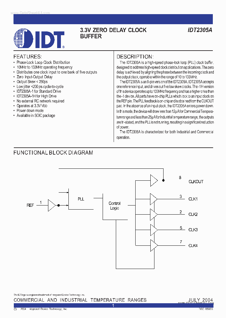 IDT2305A_874940.PDF Datasheet