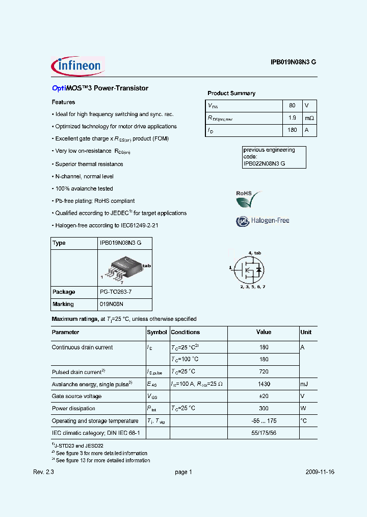 IPB019N08N3G_1151919.PDF Datasheet