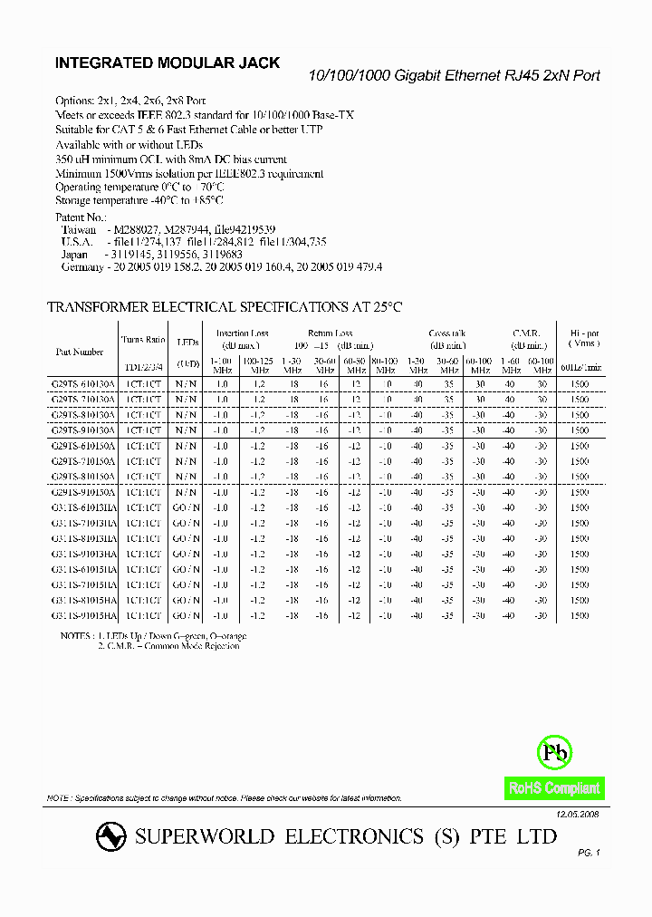 G29TS-710130A_1155134.PDF Datasheet
