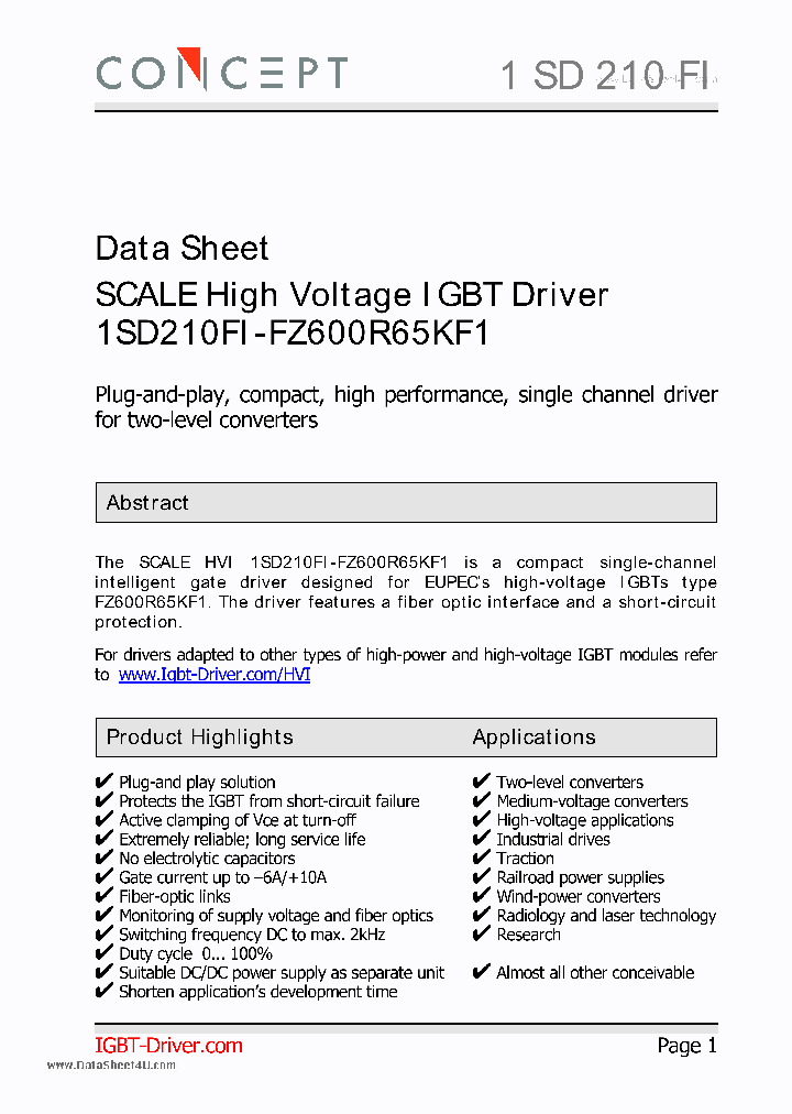1SD210FI-FZ600R65KF1_873213.PDF Datasheet