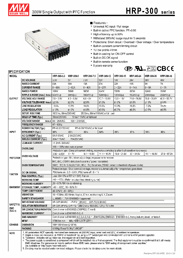 HRP-300-5_1157554.PDF Datasheet
