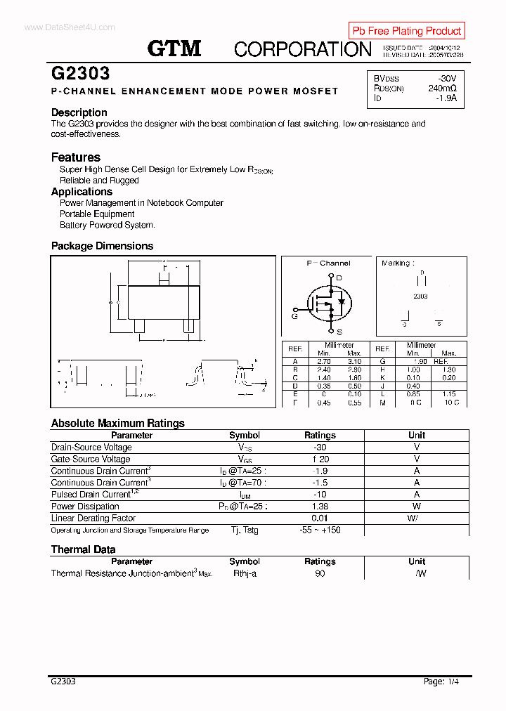G2303_885637.PDF Datasheet