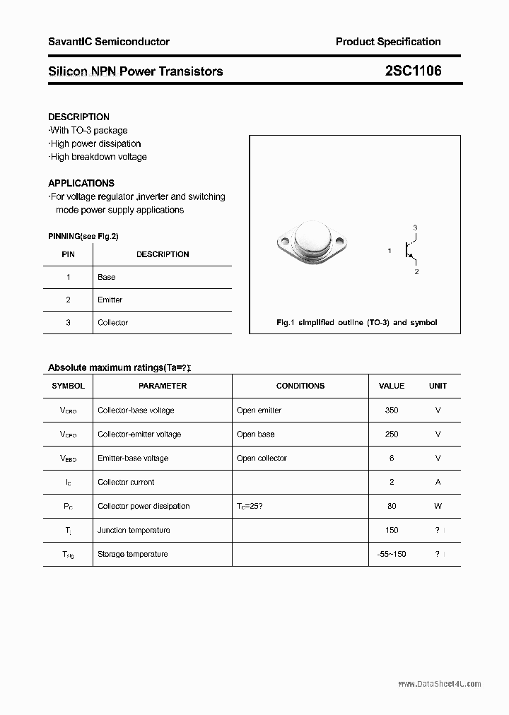 2SC1106_886560.PDF Datasheet