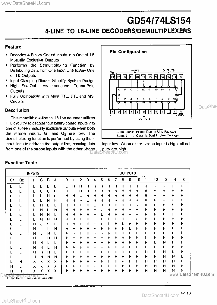 GD74LS154_872908.PDF Datasheet